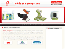 Tablet Screenshot of ekdantgroup.com